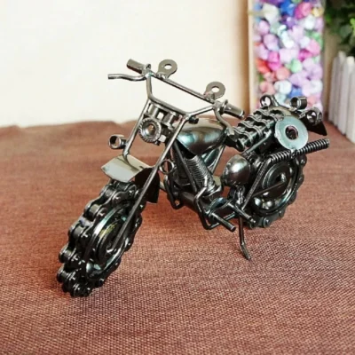 Retro Metal Motorcycle