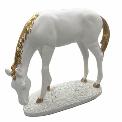 white horse showpiece