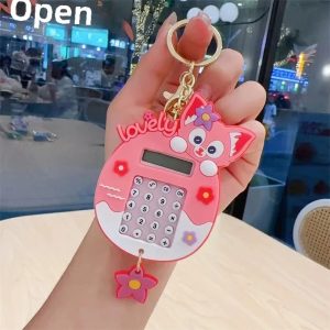 Cartoon Calculator Keychain