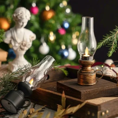 LED Kerosene Lamp Flameless Candle Holder