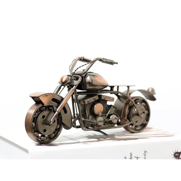 Retro handmade iron motorcycle