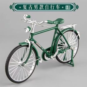 Alloy Retro Bicycle Model green