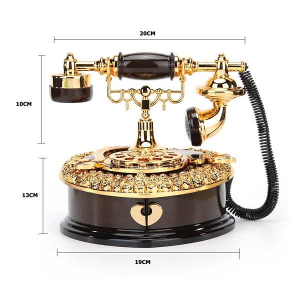 Classic Telephone-shaped Music Box