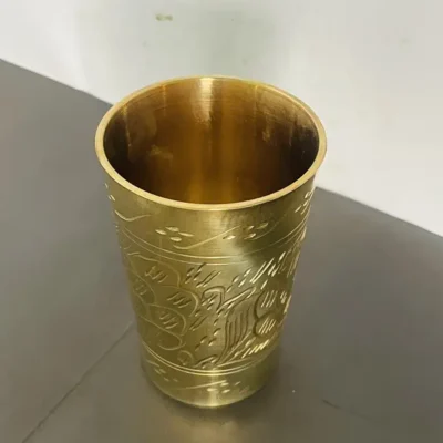 Brass Handcrafted Glass