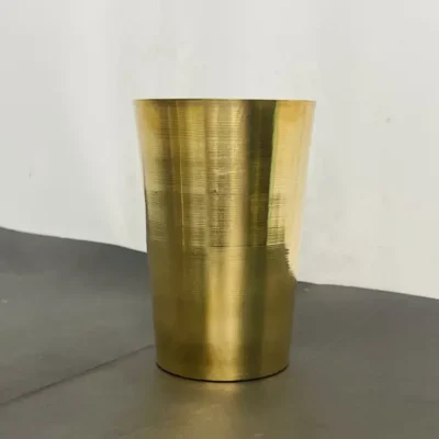 Brass Handcrafted Plain Glass
