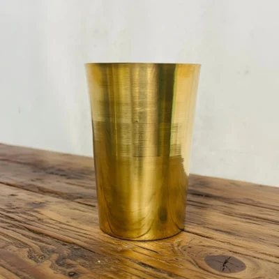 Brass plain glass