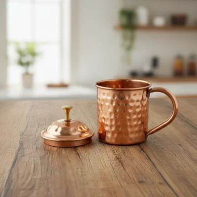 Copper Mug with Lid