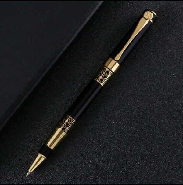 Mahogany Retro Metal Signature Pen