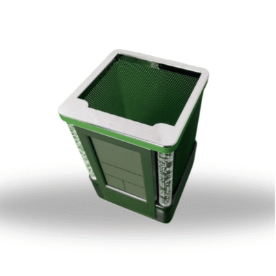 Pen holder with clock and lamp