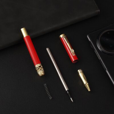 Retro Faucet Signature Pen - Red