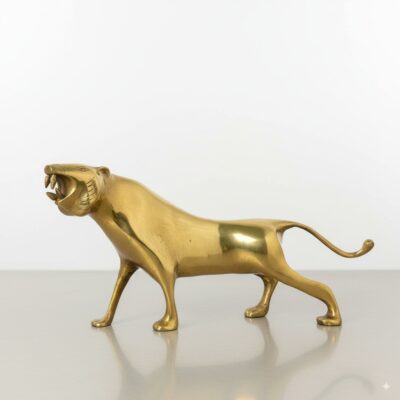 Handcrafted Brass Tiger