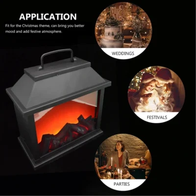 Fireplace LED Lantern