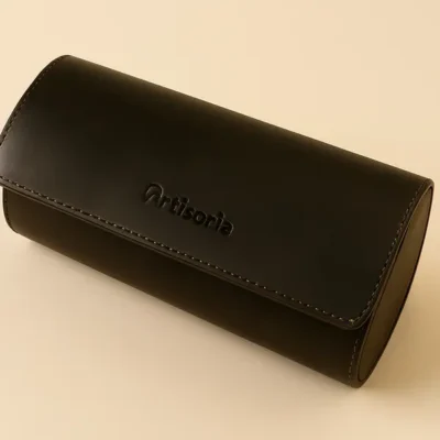 premium Leather Watch Organizer