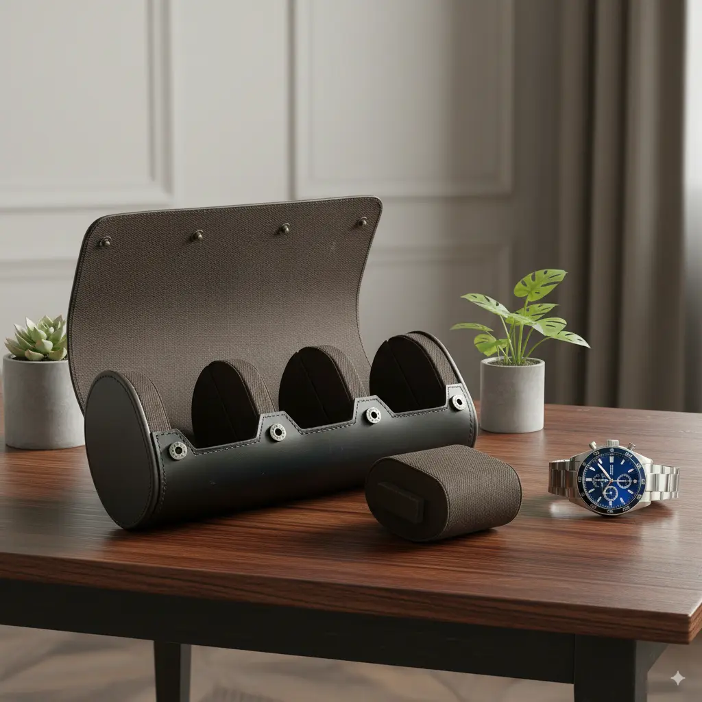  Leather Watch Organizer