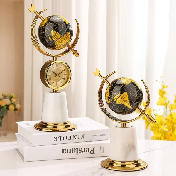 Metal Light Luxury Silent Clock