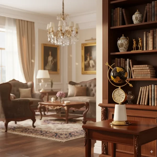 Metal Light Luxury Silent Clock - Image 3