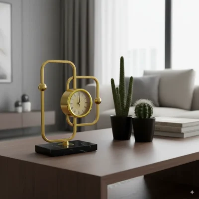 Modern Abstract Table Clock