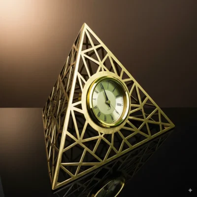Pyramid Desk Clock