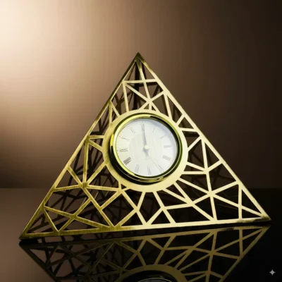 Pyramid Desk Clock