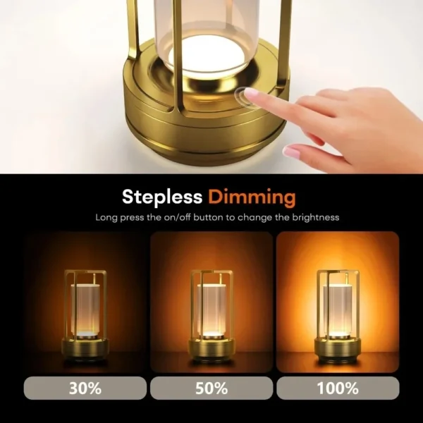 Crystal Lantern Lamp