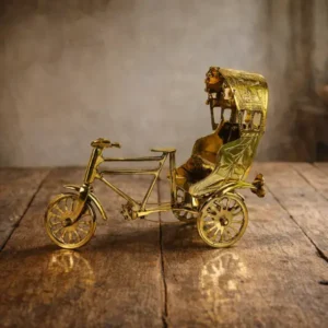 Brass Rickshaw showpiece