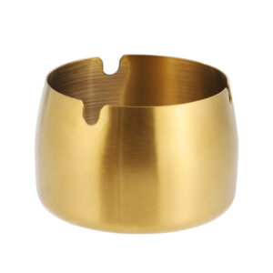 Golden Light Luxury Round Ashtray