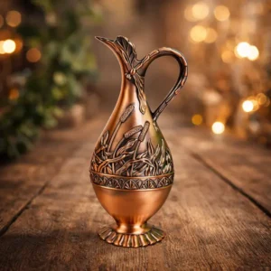 Egyptian Copper Pewter Vase