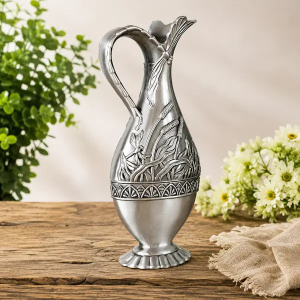 Egyptian Copper Pewter Vase in BD