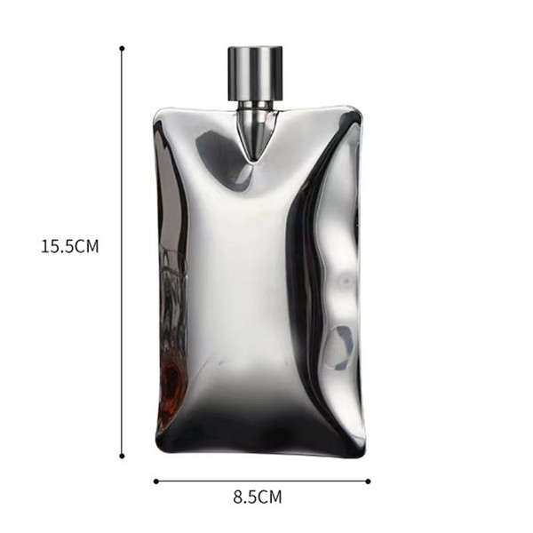 Wavy Hip Flask