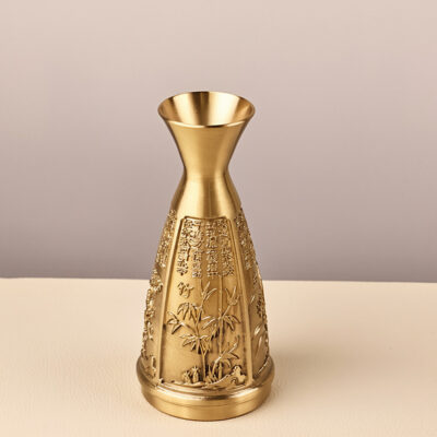 Brass Phoenix flower Vase