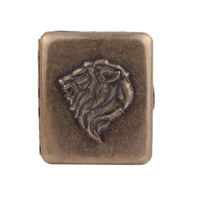 Lion Head Retro cigarette case
