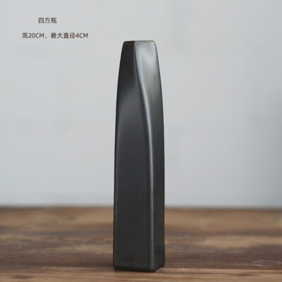 Square Bottle Flower Vase