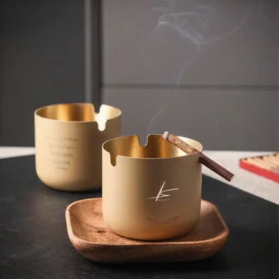 stainless steel ashtray