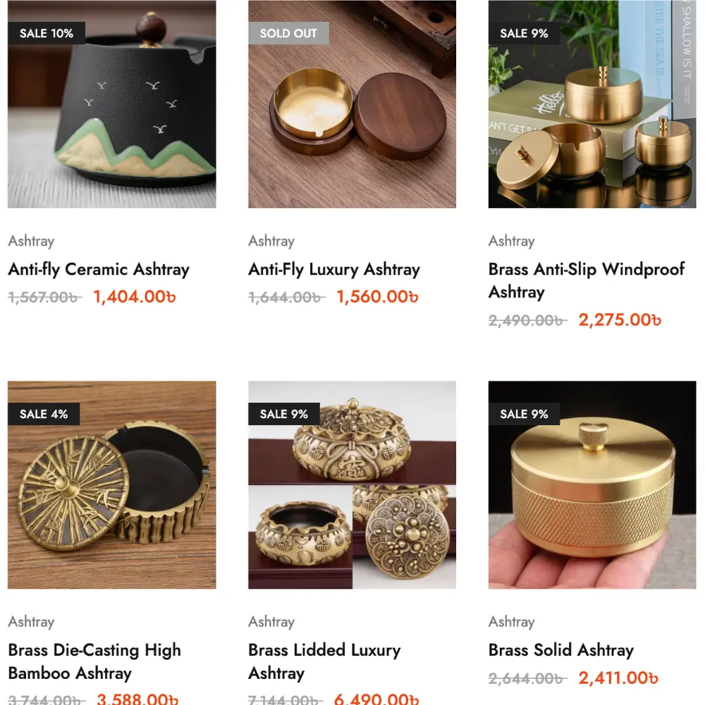 Where to Buy Luxury Ashtrays in Bangladesh