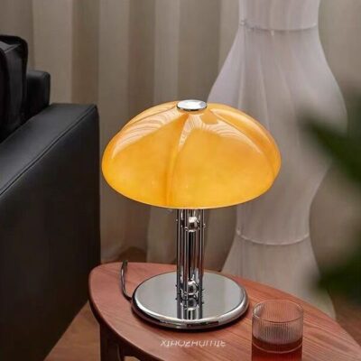 Korean Bauhaus Mushroom Table Lamp
