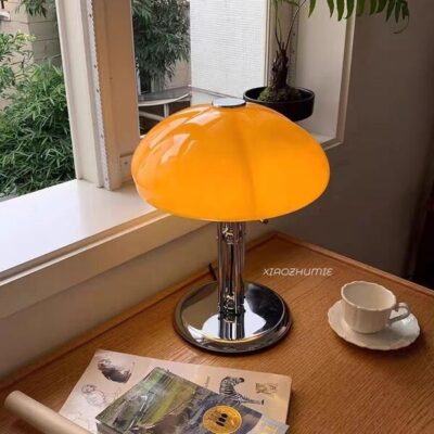 Korean Bauhaus Mushroom Table Lamp