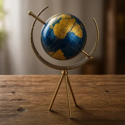 Tripod Earth Globe