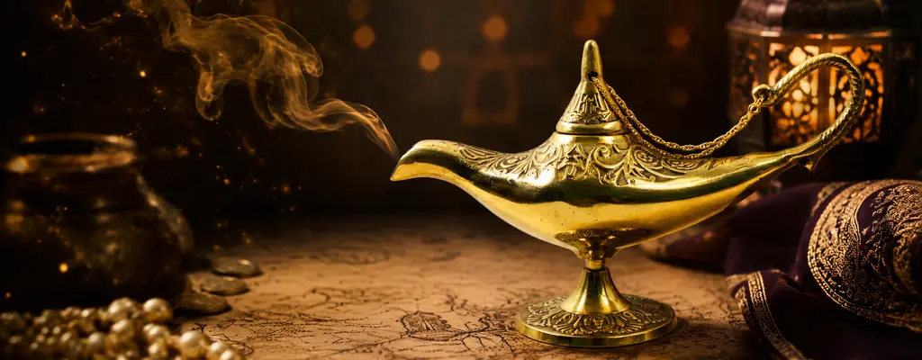 Aladdin Magic Lamp Showpiece
