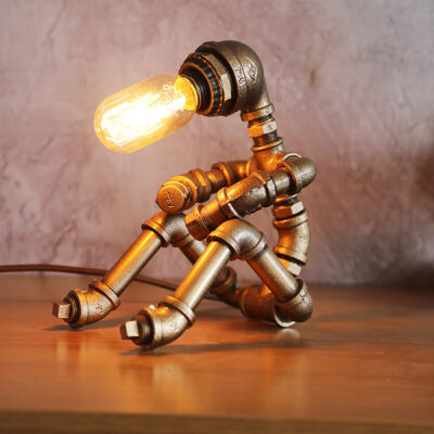 American Retro Water Pipe Lamp