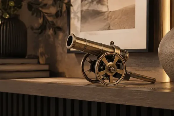 Antique Unique War Cannon Showpiece