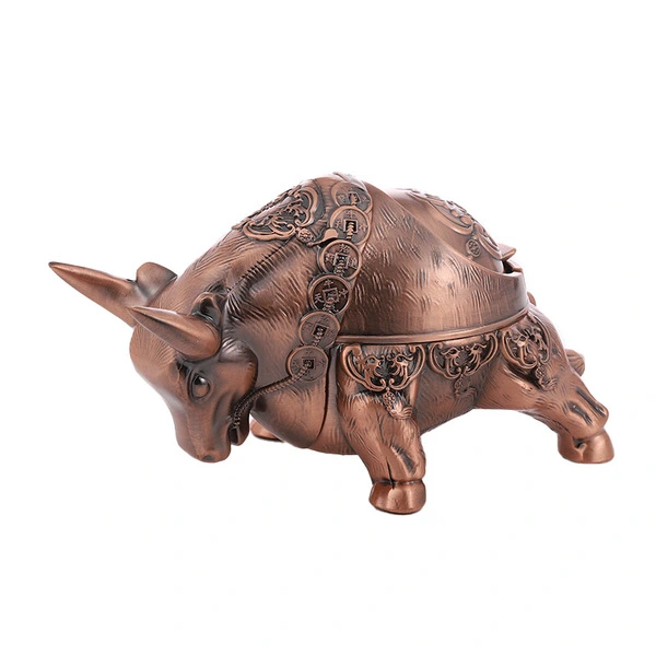 Auspicious bull ashtray-4