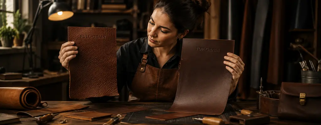 Full-Grain vs Top-Grain Leather
