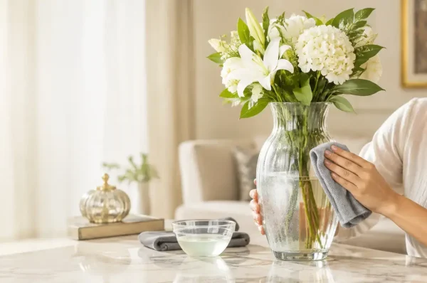 How to Remove Water Stains from Glass Vases